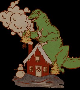 Godzilla Fabric Design (detail)